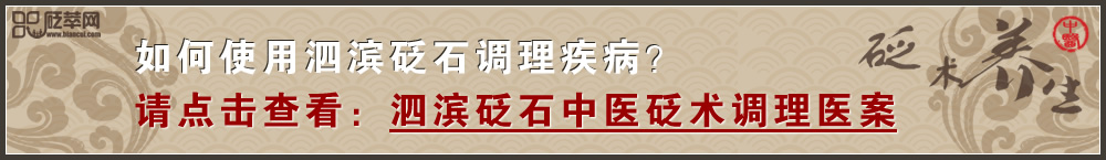 查看泗滨砭石中医砭术调理医案
