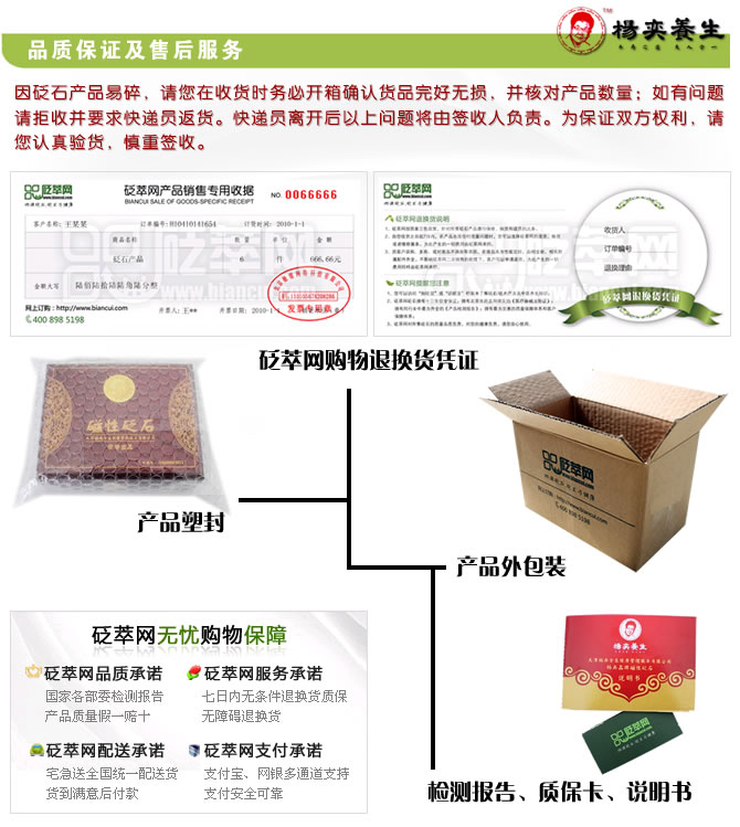 品质保证及售后服务